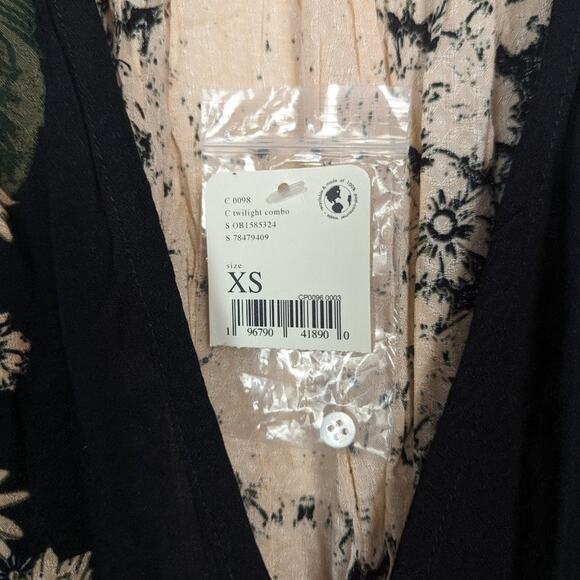 NWT Free People Floral Print Mikayla Tunic Top - Picture 9 of 10